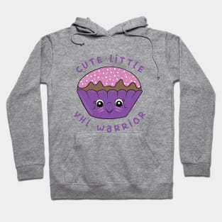 Cute Little VHL Warrior - Pink - Von Hippel-Lindau Disease Design Hoodie